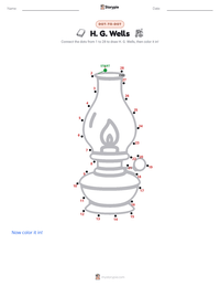 H. G. Wells printable worksheet preview