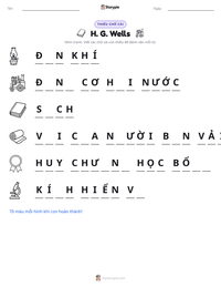 Xem trước tài liệu in sẵn H. G. Wells