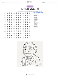 Prabaca lembar kerja cetak H. G. Wells