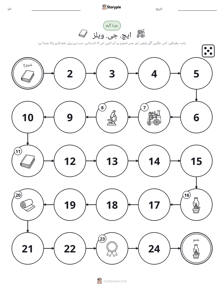رول اور منتقل کریں کھیل