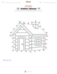 Andrew Johnson printable worksheet preview