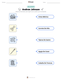 Hoja de trabajo imprimible de Andrew Johnson para niños