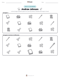 Anteprima della scheda stampabile di Andrew Johnson