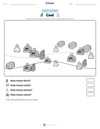 Coal printable worksheet preview
