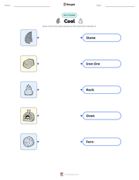 Coal printable worksheet for kids