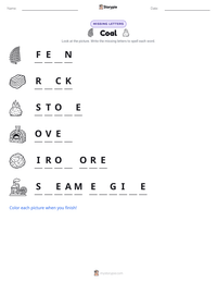 Coal printable worksheet preview
