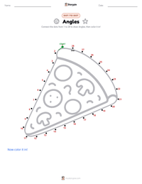 Angles printable worksheet preview