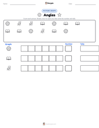 Angles printable worksheet preview