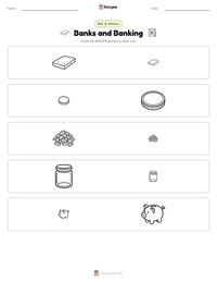 Banks and Banking printable worksheet preview