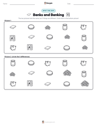 Banks and Banking printable worksheet preview