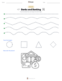Banks and Banking printable worksheet preview