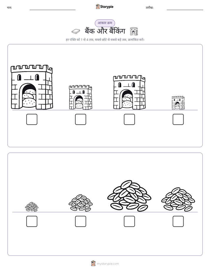 आकार क्रम