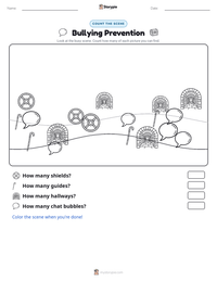 Bullying Prevention printable worksheet preview