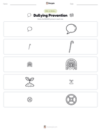 Bullying Prevention printable worksheet preview