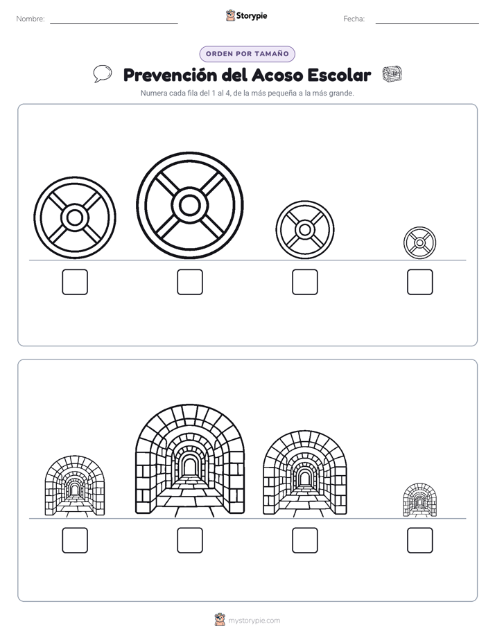 Orden de Tamaños