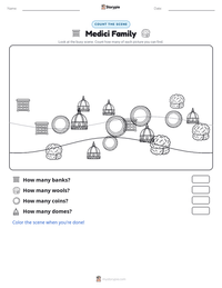Medici Family printable worksheet preview