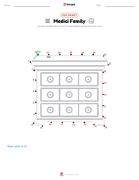 Medici Family printable worksheet preview