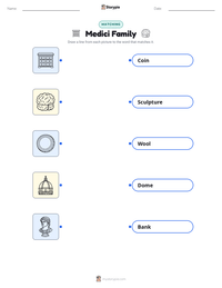 Medici Family printable worksheet preview