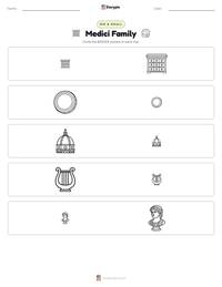 Medici Family printable worksheet preview