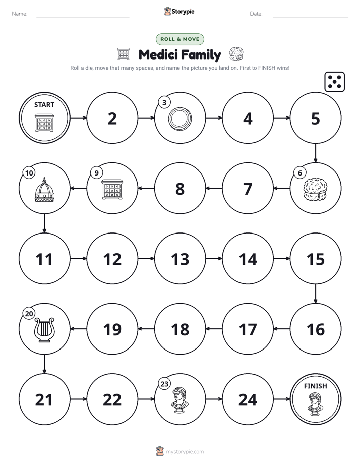 Roll & Move Game
