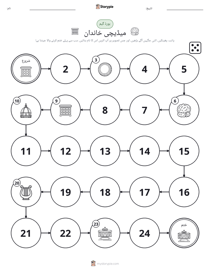 رول اور منتقل کریں کھیل