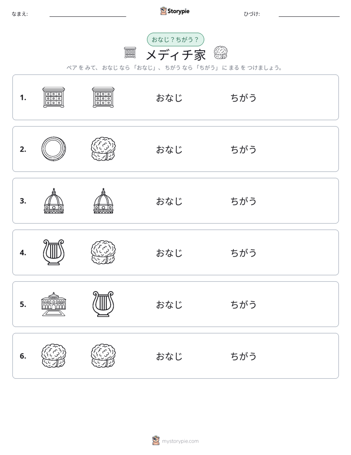 同じか違うか