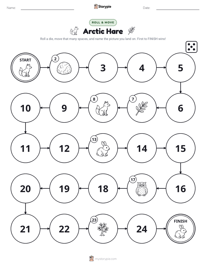 Roll & Move Game