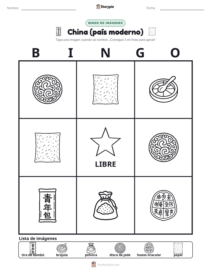 Bingo de Imágenes