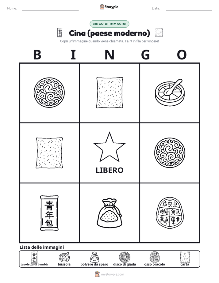 Bingo delle Immagini