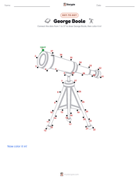George Boole printable worksheet preview
