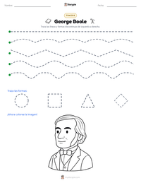 Vista previa de la hoja de trabajo imprimible de George Boole