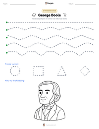 George Boole afdrukbare werkblad voorbeeld