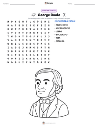 Vista previa de la hoja de trabajo imprimible de George Boole