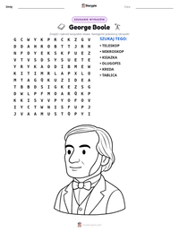 Podgląd drukowalnego arkusza ćwiczeń George Boole
