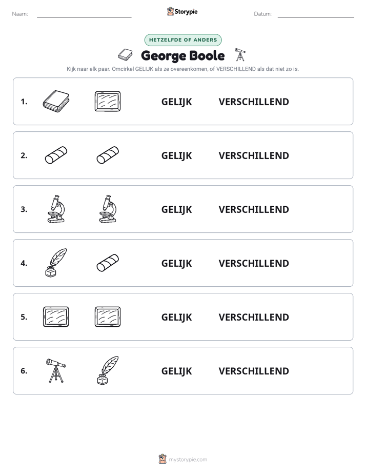 Zelfde of Verschillend
