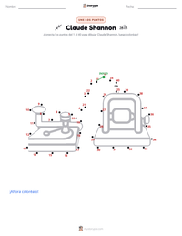 Vista previa de la hoja de trabajo imprimible de Claude Shannon