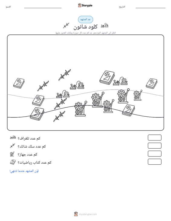 مشهد العد