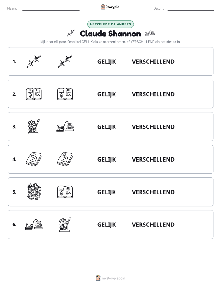 Zelfde of Verschillend