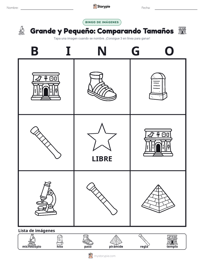 Bingo de Imágenes