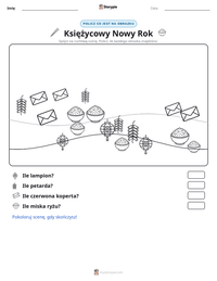 Podgląd drukowalnego arkusza ćwiczeń Księżycowy Nowy Rok