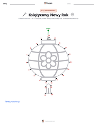 Podgląd drukowalnego arkusza ćwiczeń Księżycowy Nowy Rok