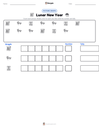 Lunar New Year printable worksheet preview