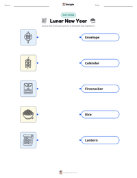Lunar New Year printable worksheet preview