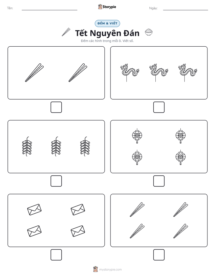 Đếm & Viết