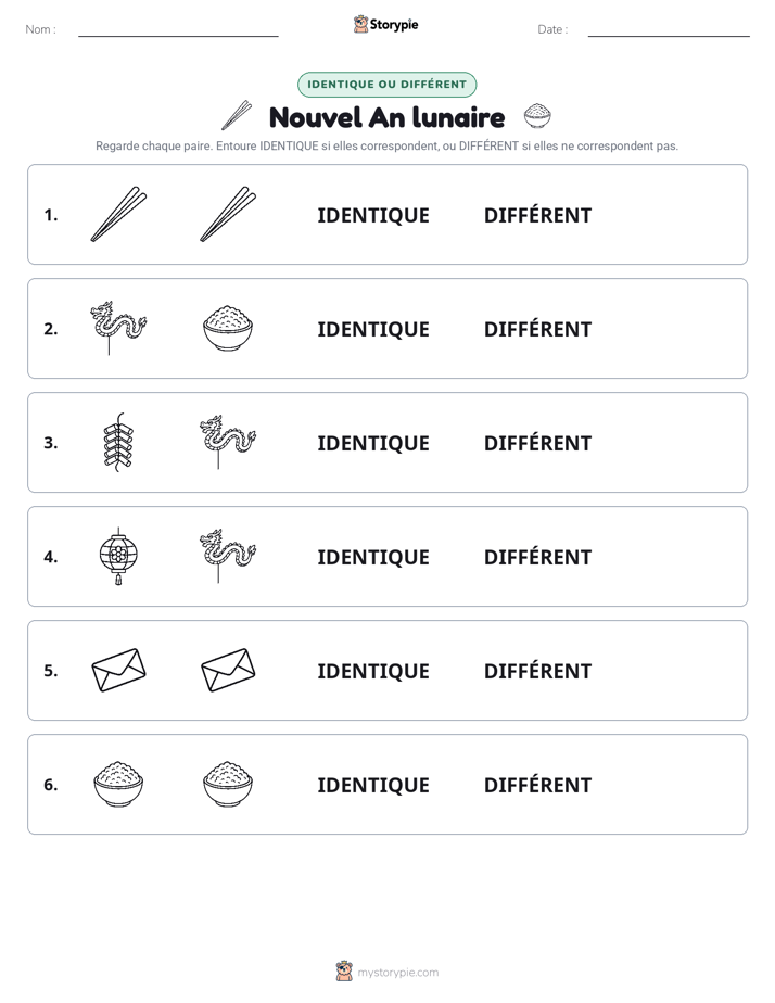 Identique ou Différent