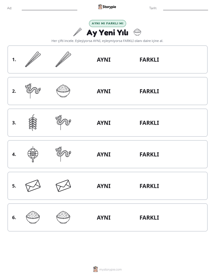 Aynı mı Farklı mı