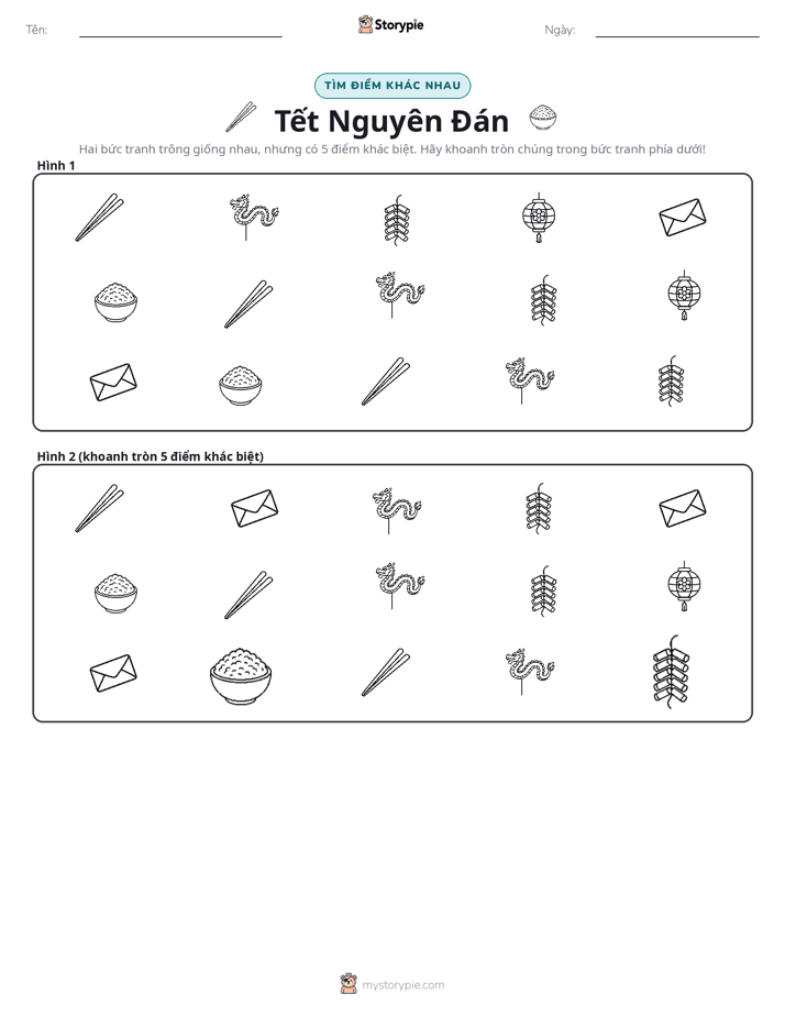 Tìm Sự Khác Biệt