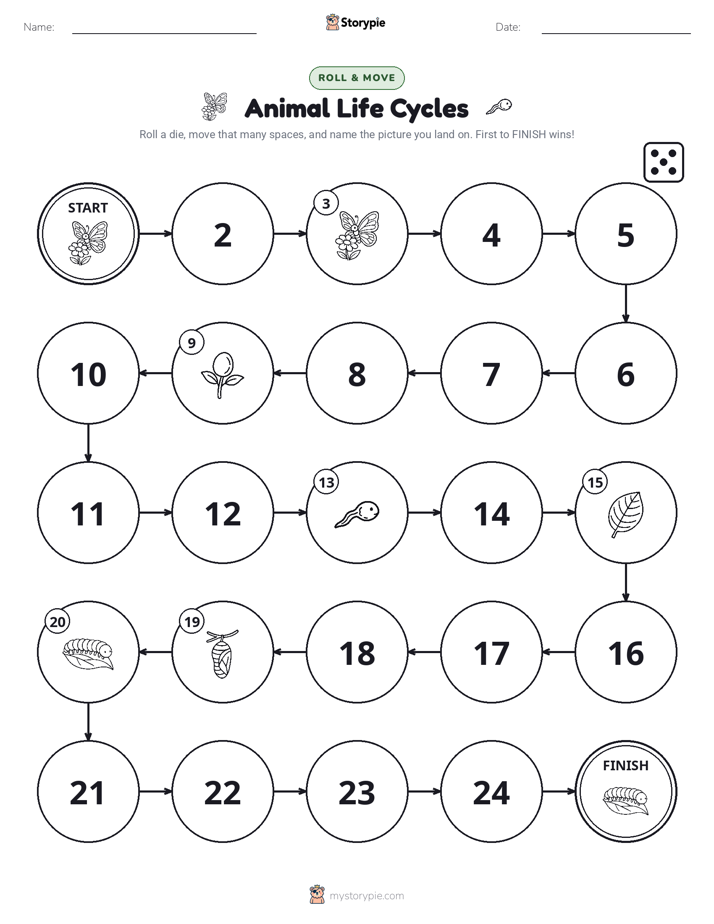 Roll & Move Game