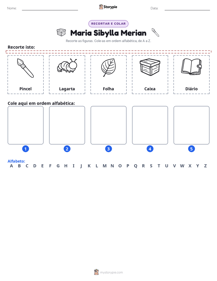 Recortar & Colar Alfabeto