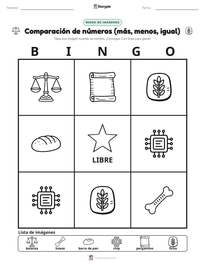 Bingo de Imágenes